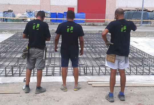 preparazione lavoro impianto