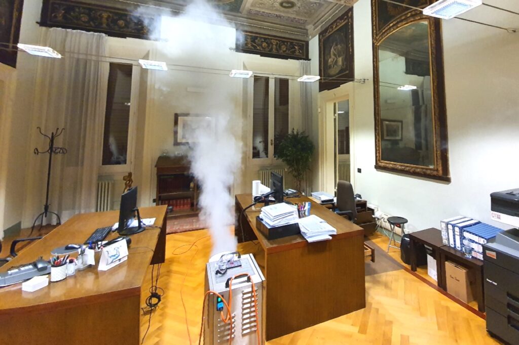 sanificazione uffici aerosolizzazione