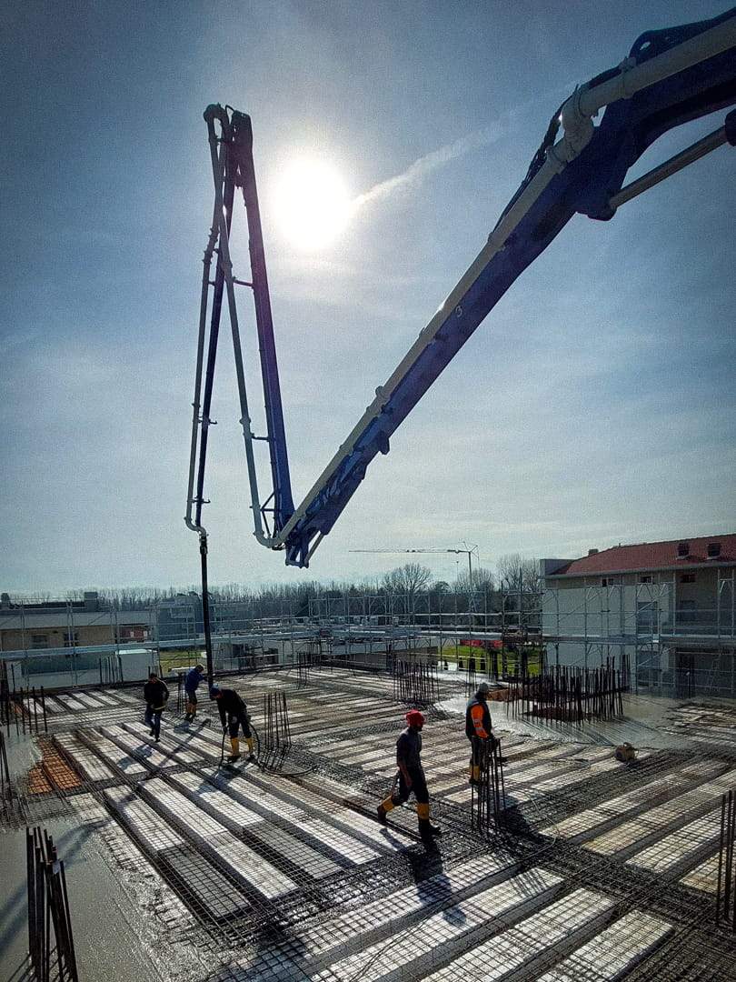 Zeta Service nuova costruzione a Modena - edilizia residenziale - solaio
