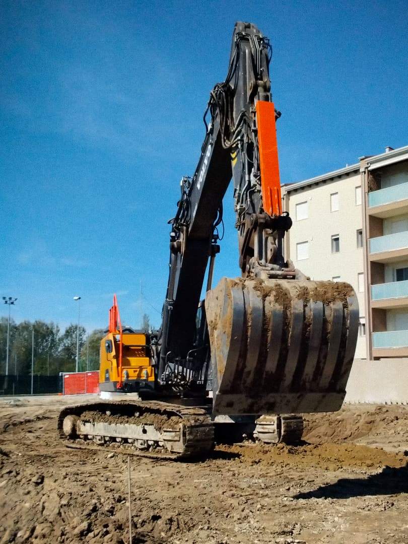 Zeta Service nuova costruzione a Modena - edilizia residenziale - scavi
